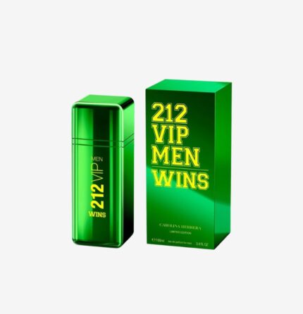 212 VIP MEN WINS CAROLINA HERRERA LIMITED EDITION EAU DE PARFUM FOR MEN E 100ML. 3.4 FL. OZ.
